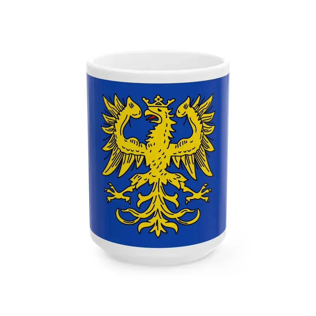 Flagge Germersheim (Germany) White Coffee Mug 15oz - Go Mug Yourself