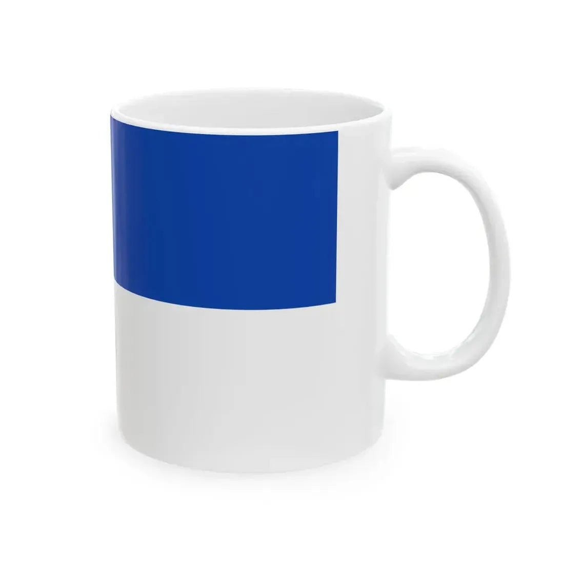 Flagge Ginsheim-Gustavsburg (Germany) White Coffee Mug - Go Mug Yourself