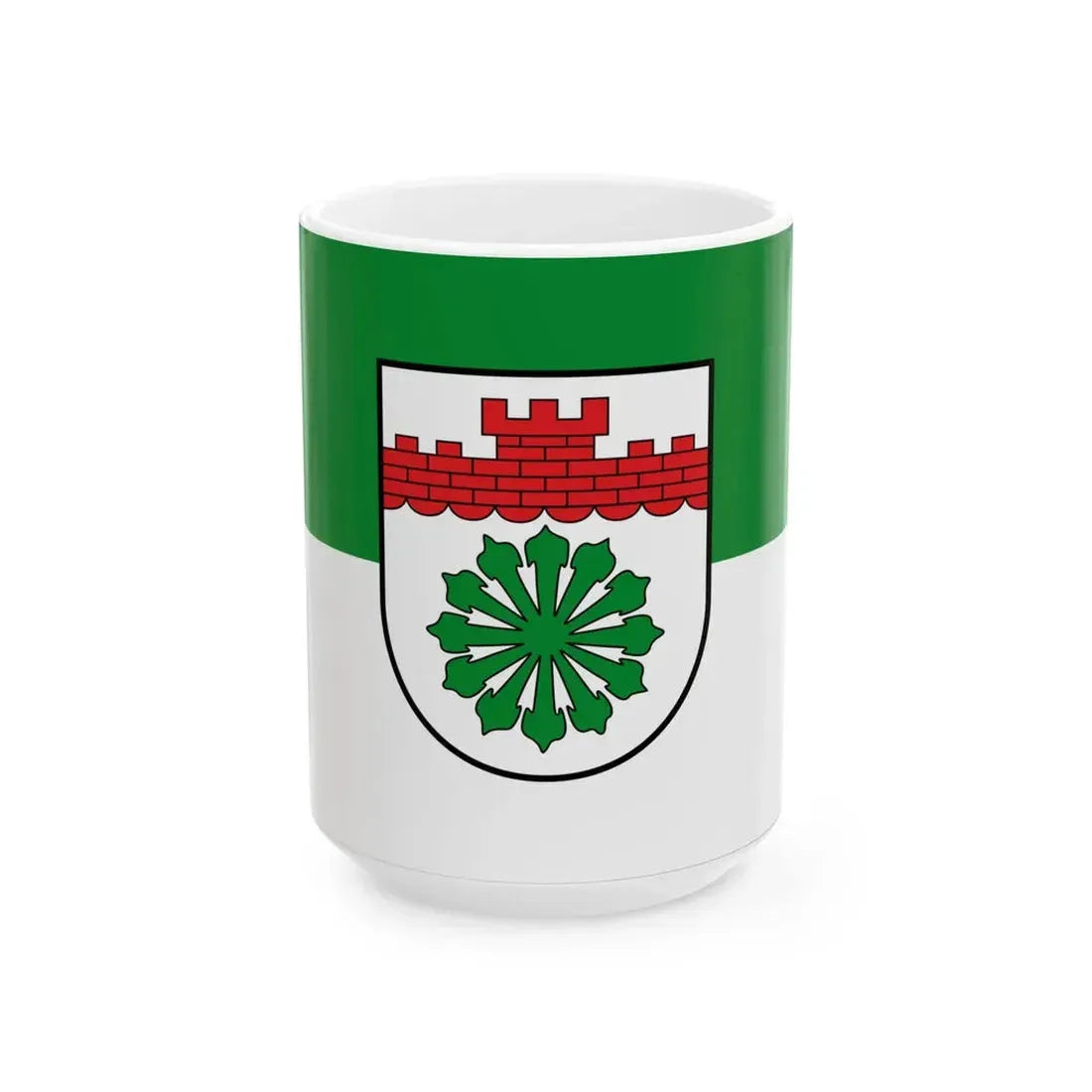 Flagge Gnarrenburg (Germany) White Coffee Mug 15oz - Go Mug Yourself