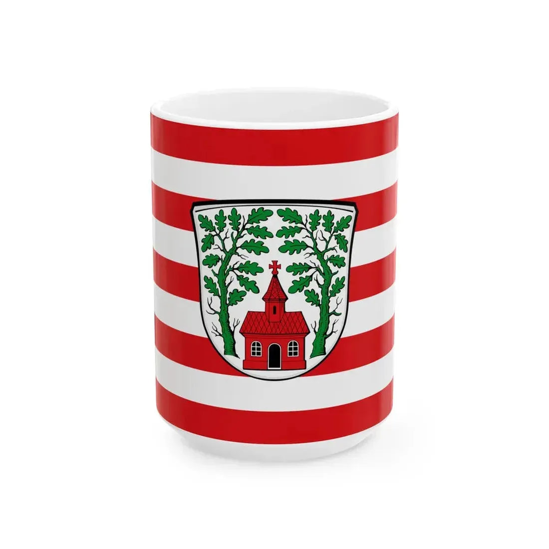 Flagge Goetzenhain (Germany) White Coffee Mug 15oz - Go Mug Yourself