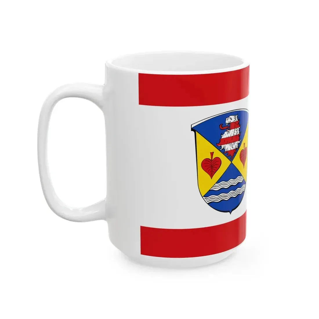 Flagge Gras-Ellenbach (Germany) White Coffee Mug - Go Mug Yourself