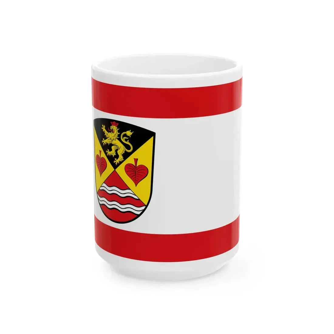 Flagge Grasellenbach (Germany) White Coffee Mug 15oz - Go Mug Yourself