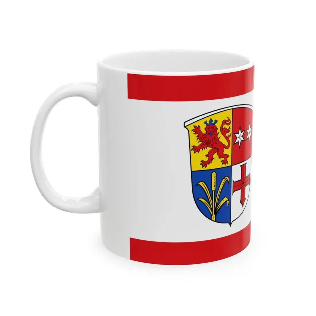 Flagge Gross-Rohrheim (Germany) White Coffee Mug - Go Mug Yourself