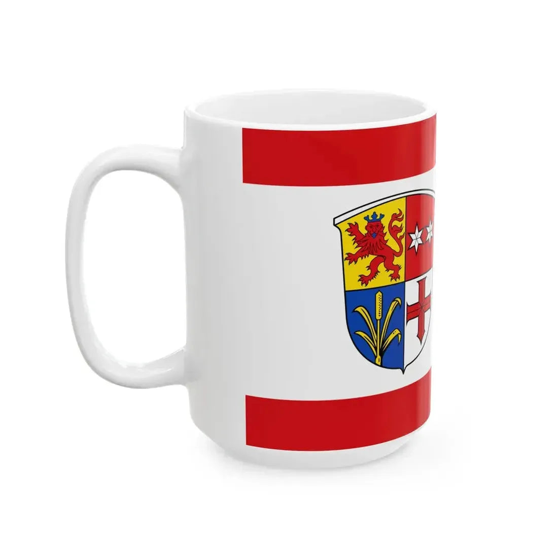 Flagge Gross-Rohrheim (Germany) White Coffee Mug - Go Mug Yourself