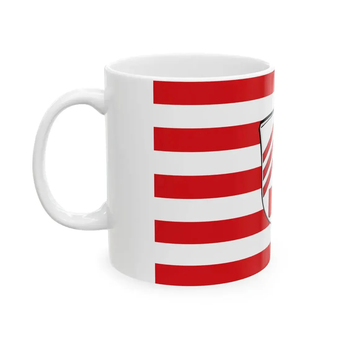 Flagge Hainstadt Kr. Offenbach (Germany) White Coffee Mug - Go Mug Yourself
