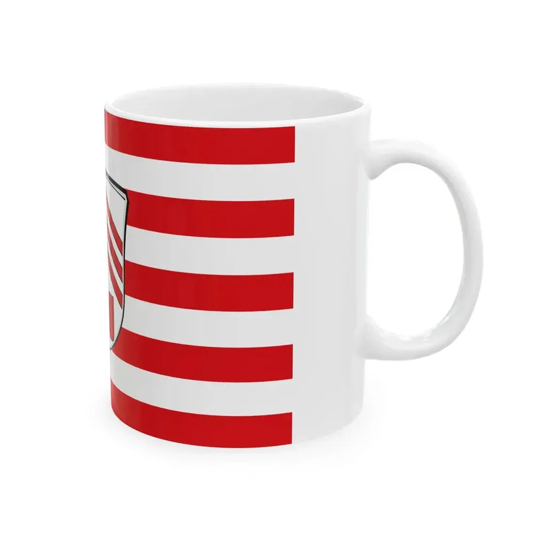 Flagge Hainstadt Kr. Offenbach (Germany) White Coffee Mug - Go Mug Yourself