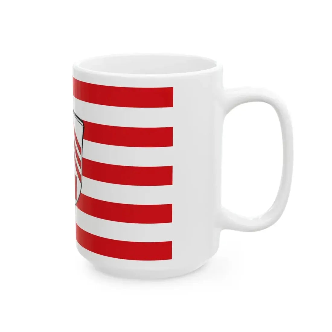 Flagge Hainstadt Kr. Offenbach (Germany) White Coffee Mug - Go Mug Yourself