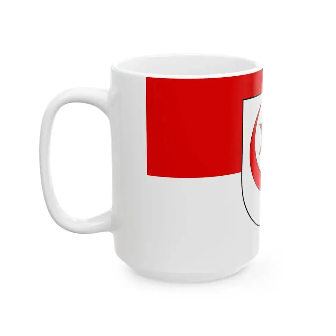 Flagge Halle Saale (Germany) White Coffee Mug - Go Mug Yourself