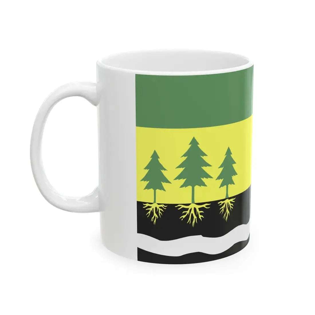Flagge Halstenbek (Germany) White Coffee Mug - Go Mug Yourself