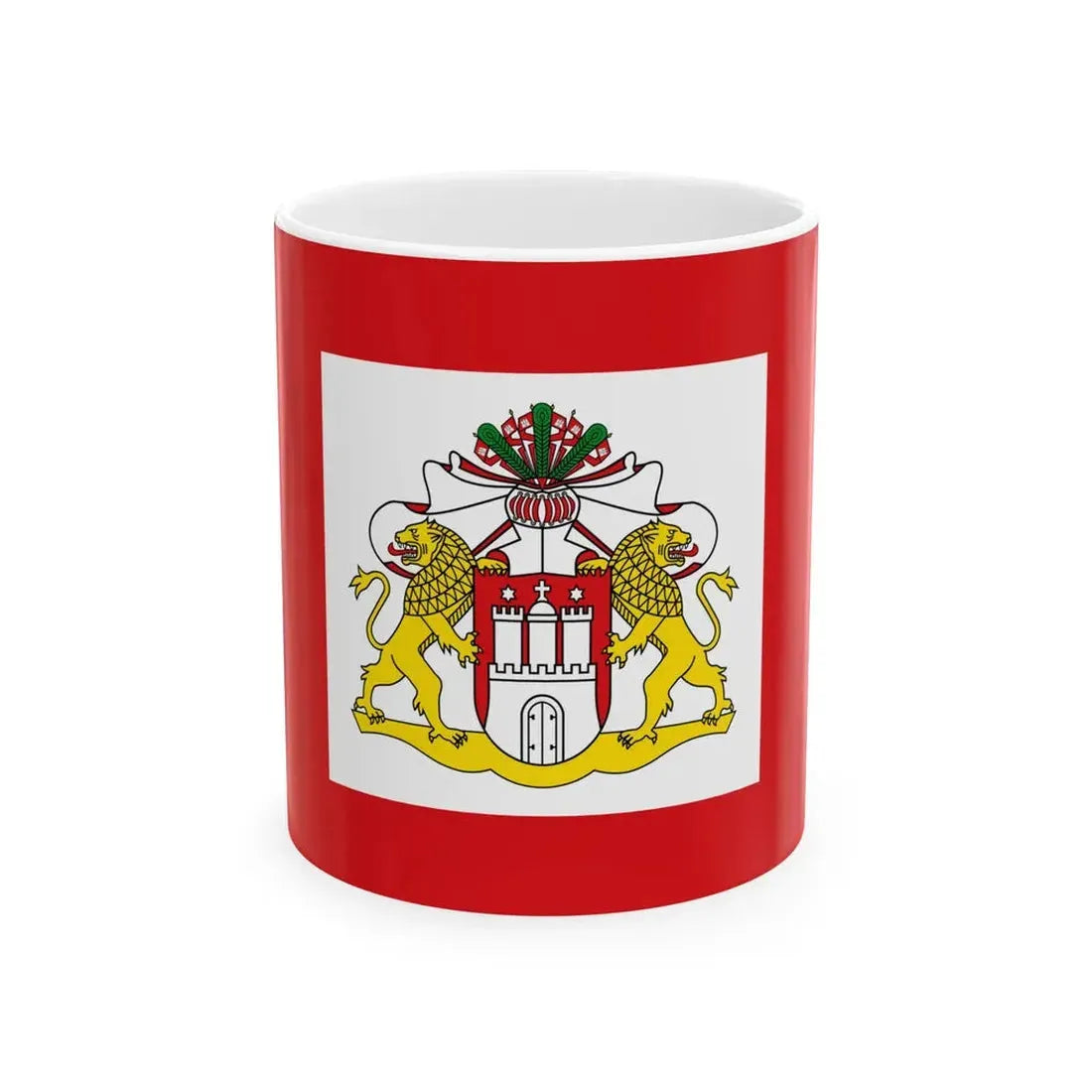 Flagge Hamburg (Germany) White Coffee Mug 11oz - Go Mug Yourself