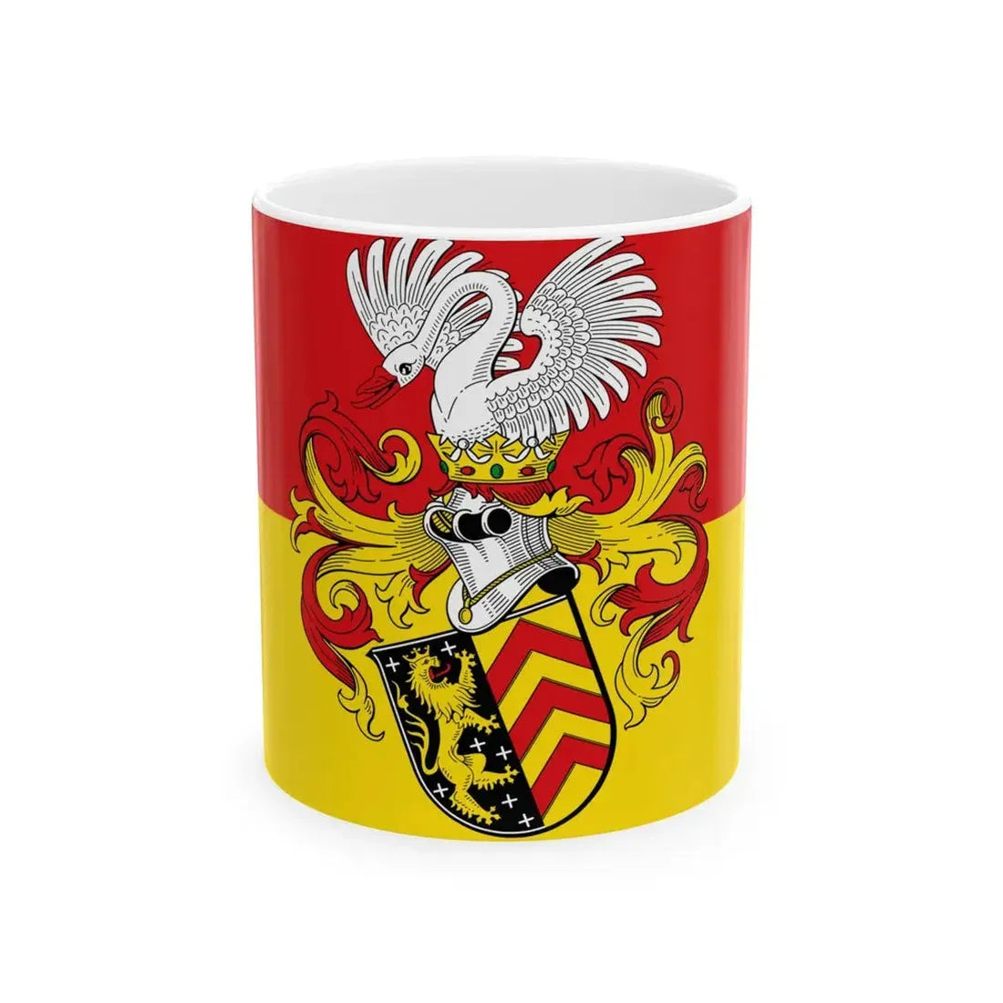 Flagge Hanau (Germany) White Coffee Mug 11oz - Go Mug Yourself