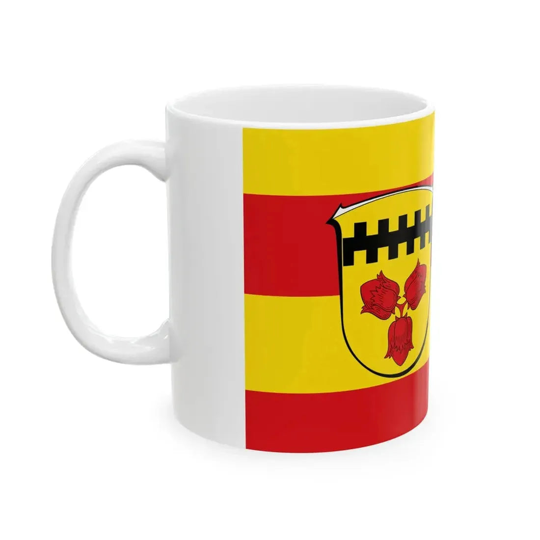 Flagge Hasselroth (Germany) White Coffee Mug - Go Mug Yourself