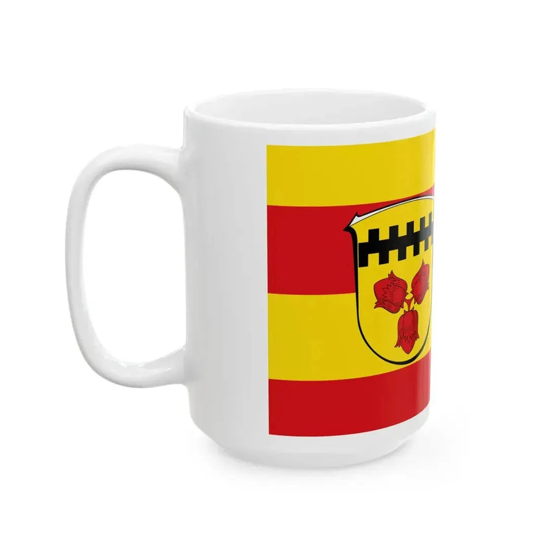 Flagge Hasselroth (Germany) White Coffee Mug - Go Mug Yourself
