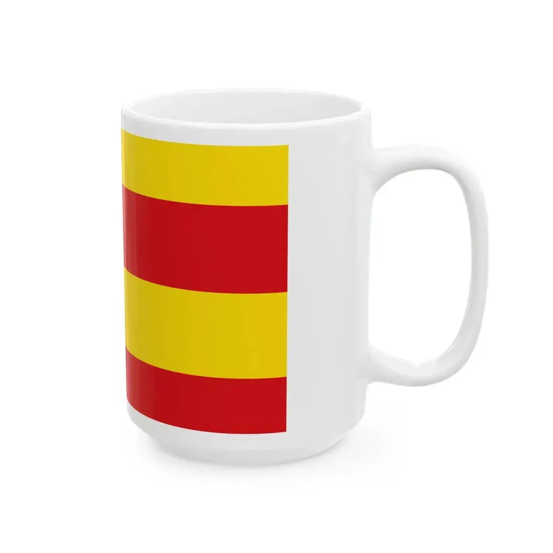 Flagge Hasselroth (Germany) White Coffee Mug - Go Mug Yourself