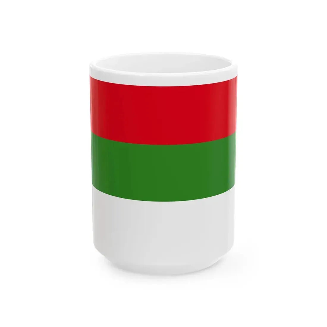 Flagge Herzogtum Anhalt (Germany) White Coffee Mug 15oz - Go Mug Yourself