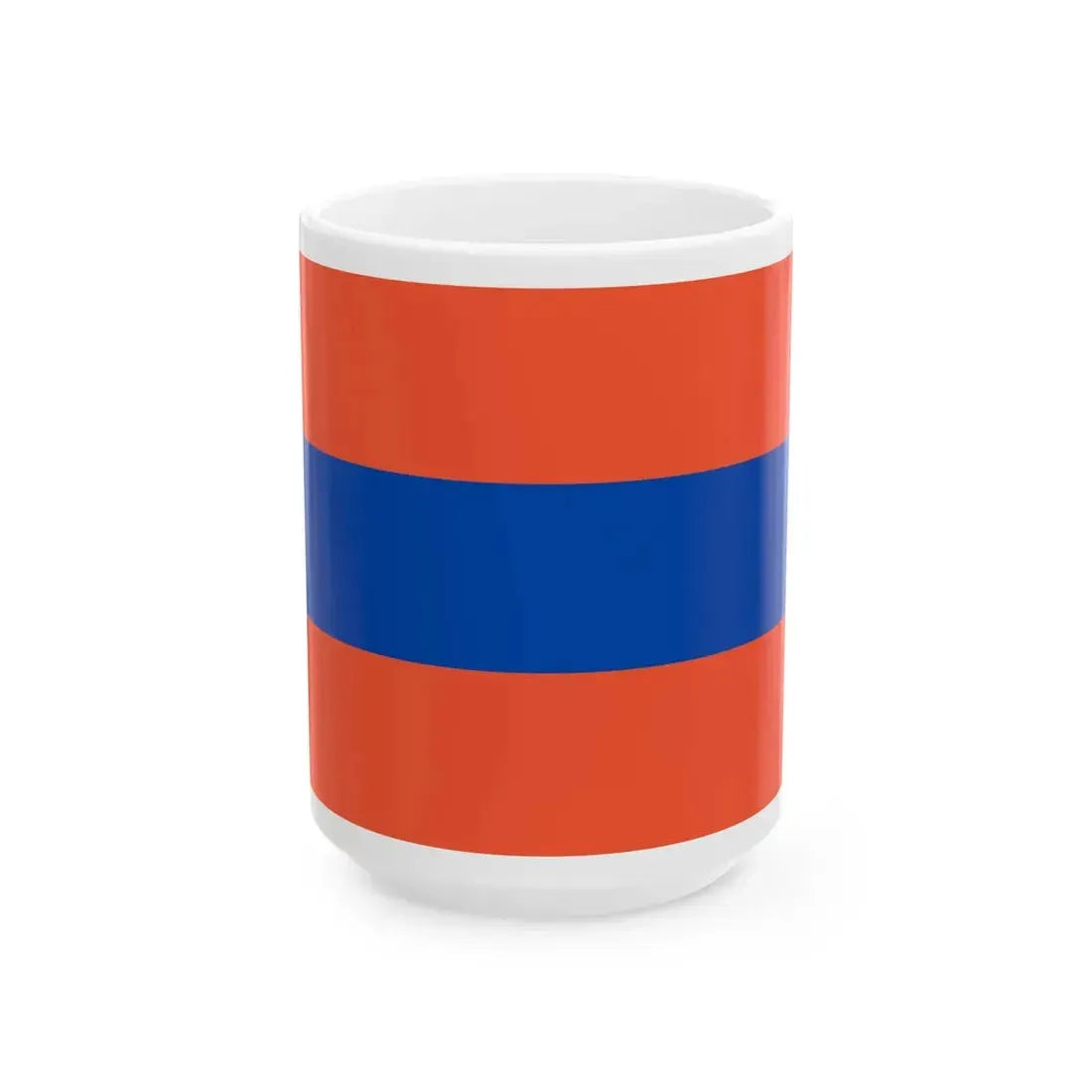 Flagge Herzogtum Nassau 1806-1866 (Germany) White Coffee Mug 15oz - Go Mug Yourself
