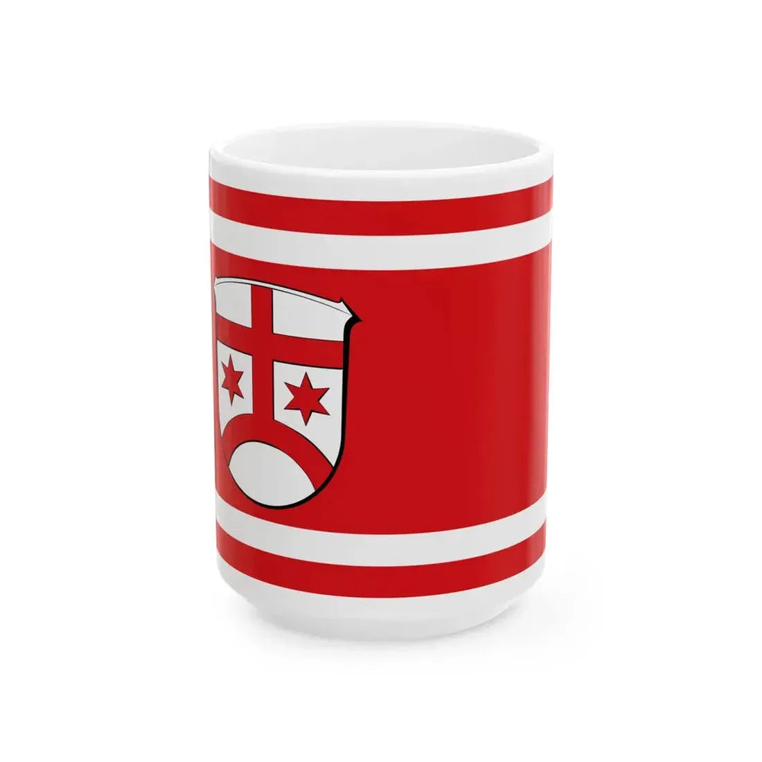 Flagge Hesseneck (Germany) White Coffee Mug 15oz - Go Mug Yourself