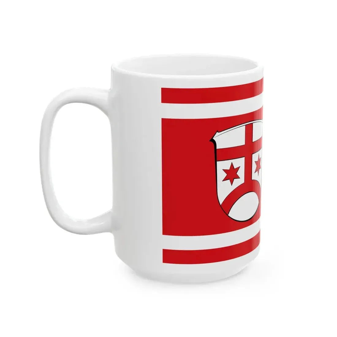 Flagge Hesseneck (Germany) White Coffee Mug - Go Mug Yourself
