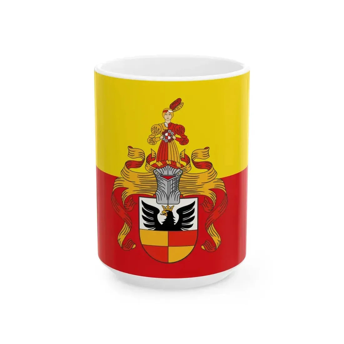 Flagge Hildesheim (Germany) White Coffee Mug 15oz - Go Mug Yourself