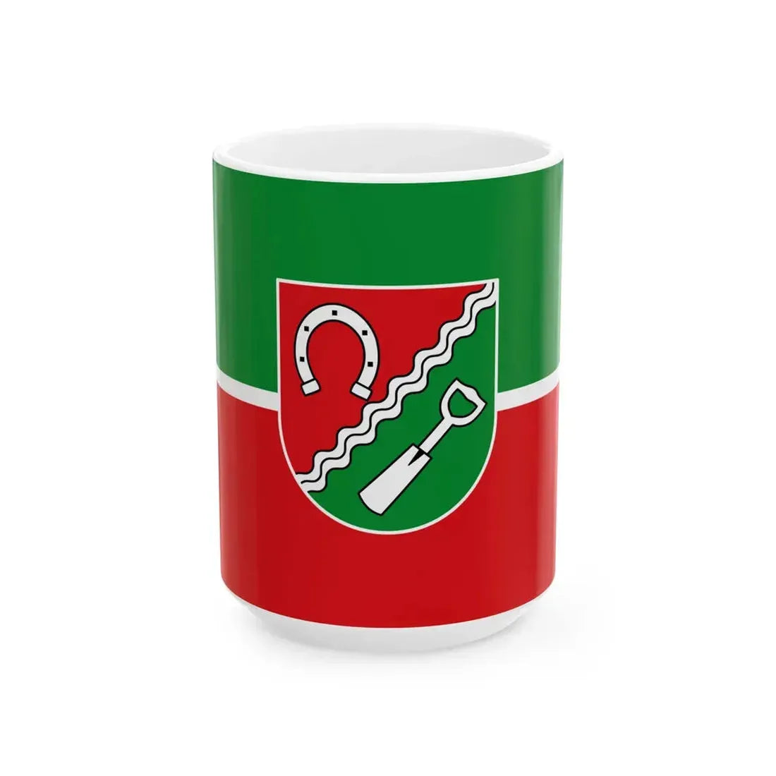 Flagge Hilkenbrook (Germany) White Coffee Mug 15oz - Go Mug Yourself