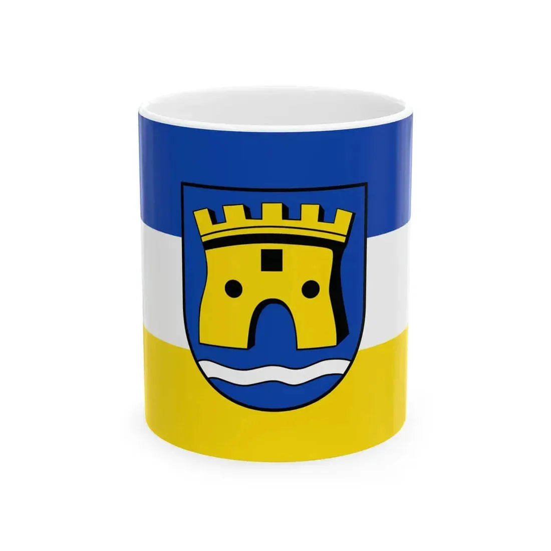 Flagge Hinte (Germany) White Coffee Mug 11oz - Go Mug Yourself