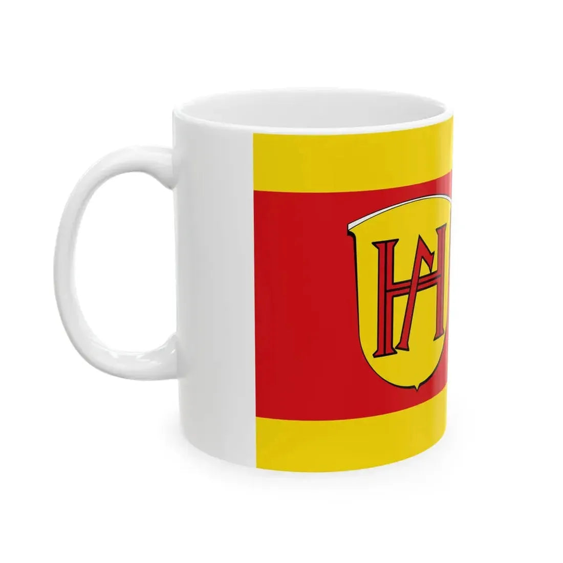 Flagge Hochstadt Maintal (Germany) White Coffee Mug - Go Mug Yourself