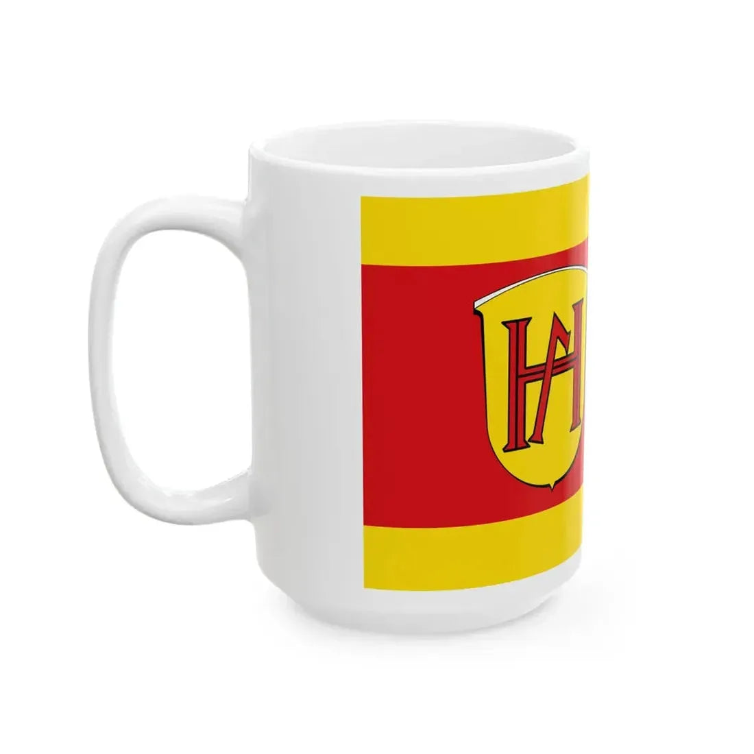 Flagge Hochstadt Maintal (Germany) White Coffee Mug - Go Mug Yourself