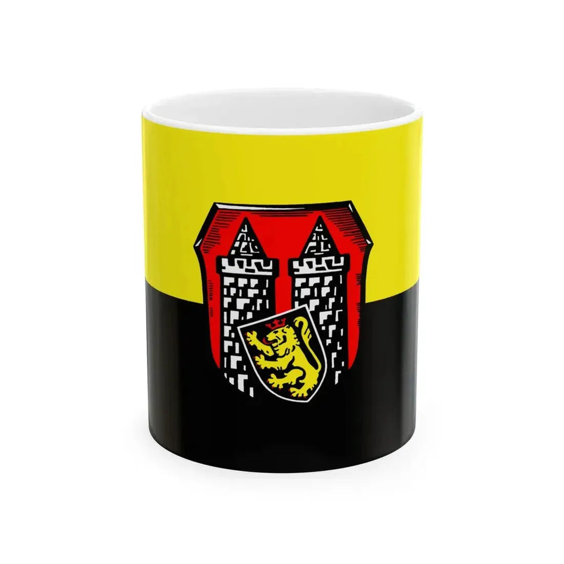 Flagge Hof (Germany) White Coffee Mug 11oz - Go Mug Yourself