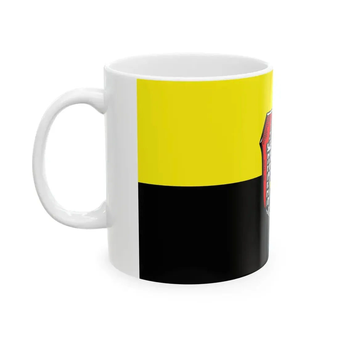Flagge Hof (Germany) White Coffee Mug - Go Mug Yourself