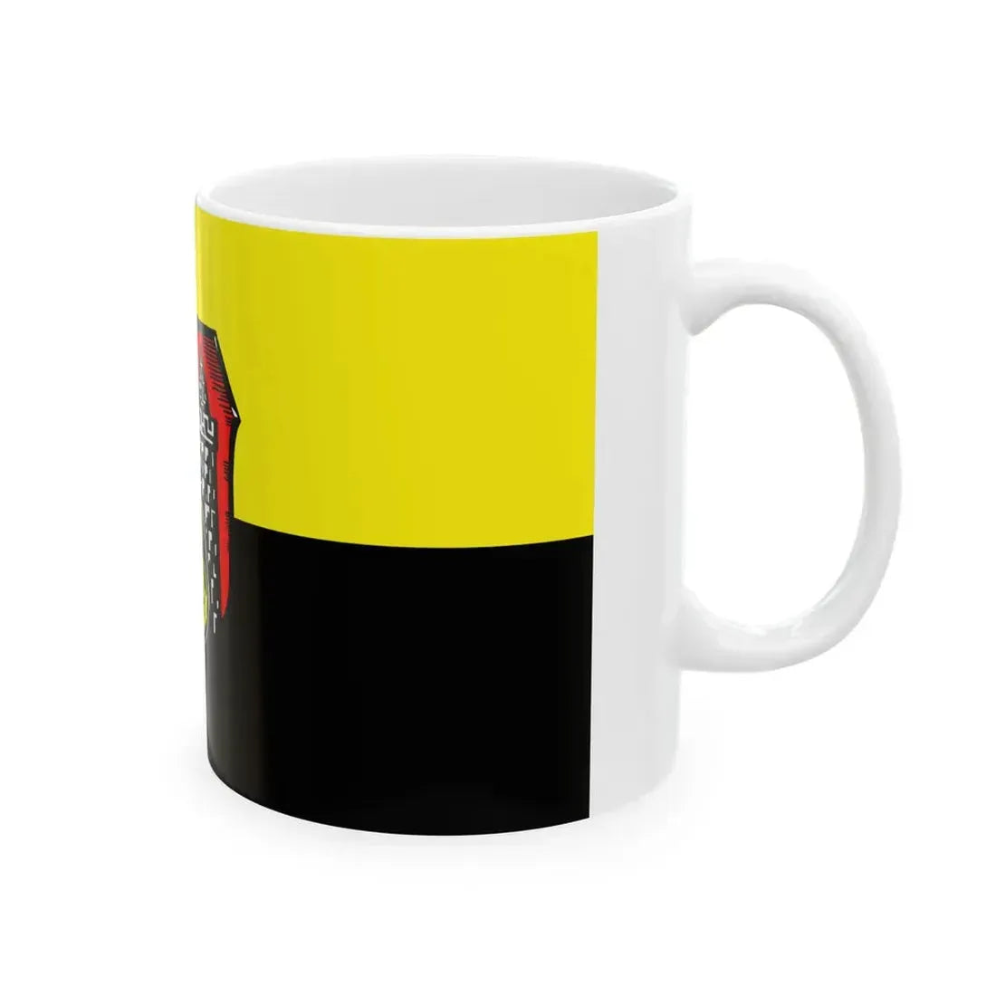 Flagge Hof (Germany) White Coffee Mug - Go Mug Yourself