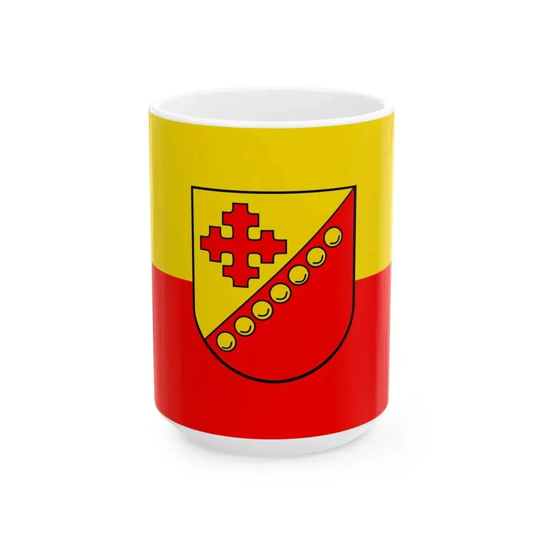 Flagge Hoogstede (Germany) White Coffee Mug 15oz - Go Mug Yourself