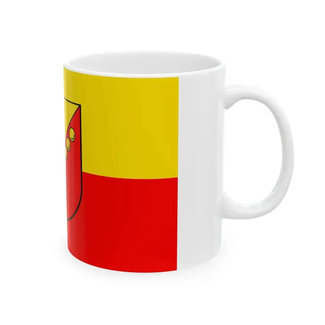 Flagge Hoogstede (Germany) White Coffee Mug - Go Mug Yourself