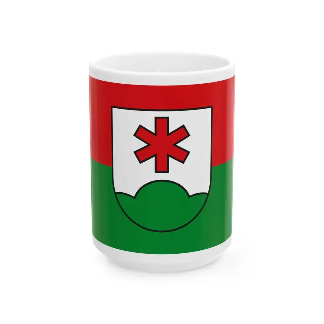 Flagge Ihlienworth (Germany) White Coffee Mug 15oz - Go Mug Yourself