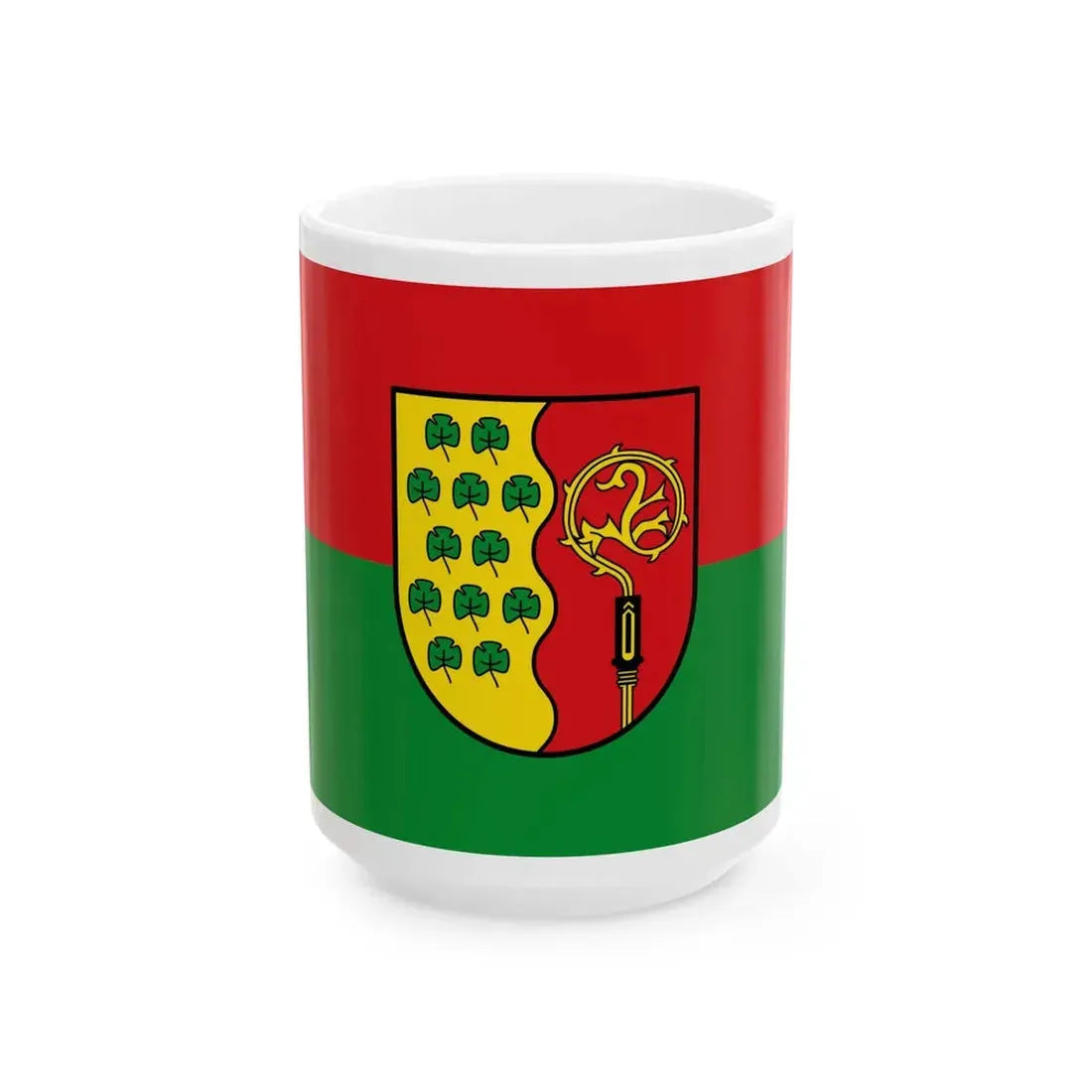 Flagge Ihlow (Germany) White Coffee Mug 15oz - Go Mug Yourself
