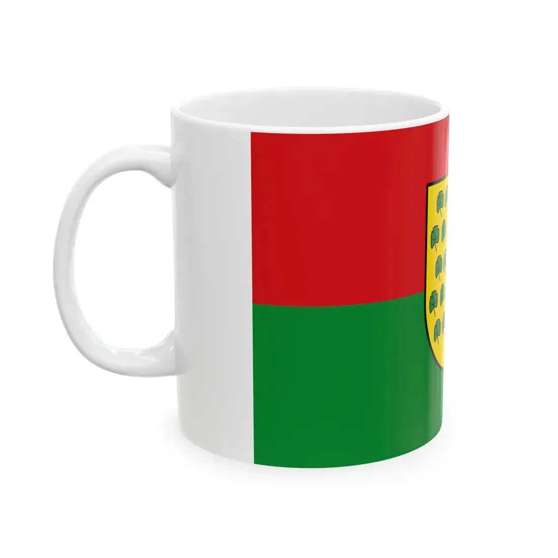 Flagge Ihlow (Germany) White Coffee Mug - Go Mug Yourself