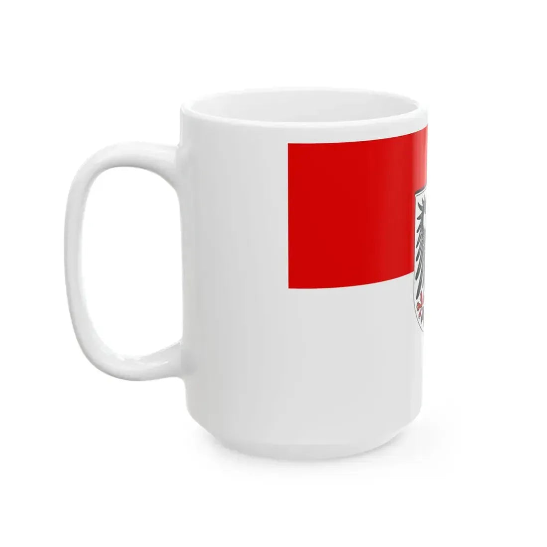 Flagge Ingelheim am Rhein (Germany) White Coffee Mug - Go Mug Yourself
