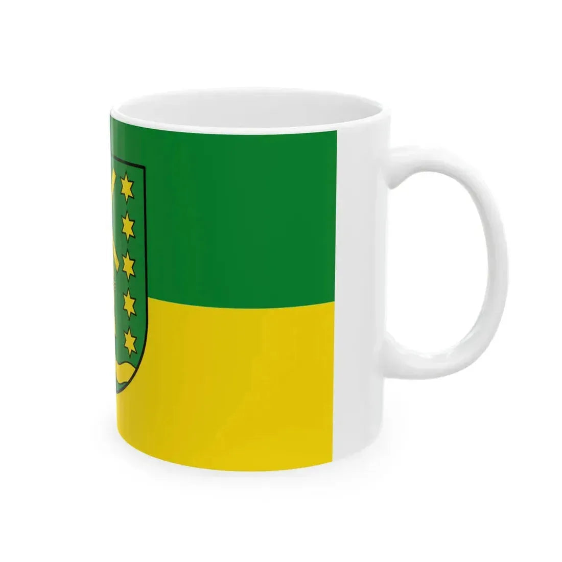 Flagge Jemgum (Germany) White Coffee Mug - Go Mug Yourself