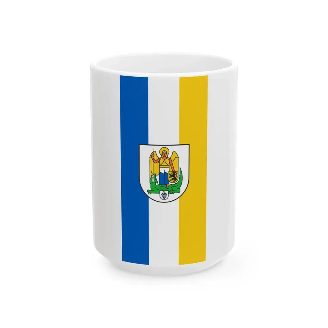 Flagge Jena (Germany) White Coffee Mug 15oz - Go Mug Yourself