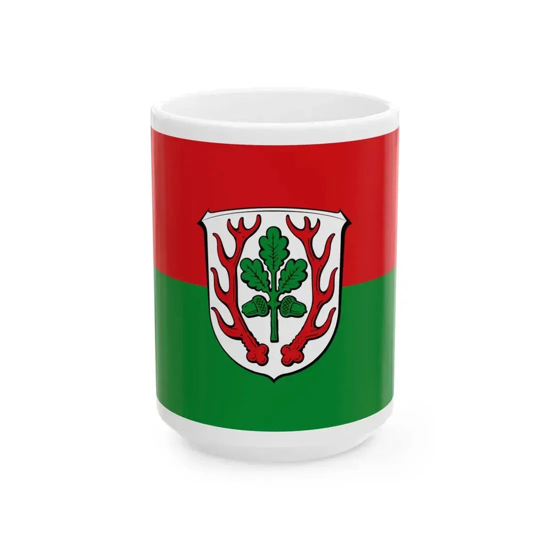 Flagge Juegesheim (Germany) White Coffee Mug 15oz - Go Mug Yourself