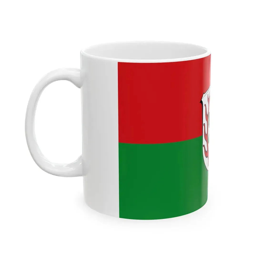 Flagge Juegesheim (Germany) White Coffee Mug - Go Mug Yourself