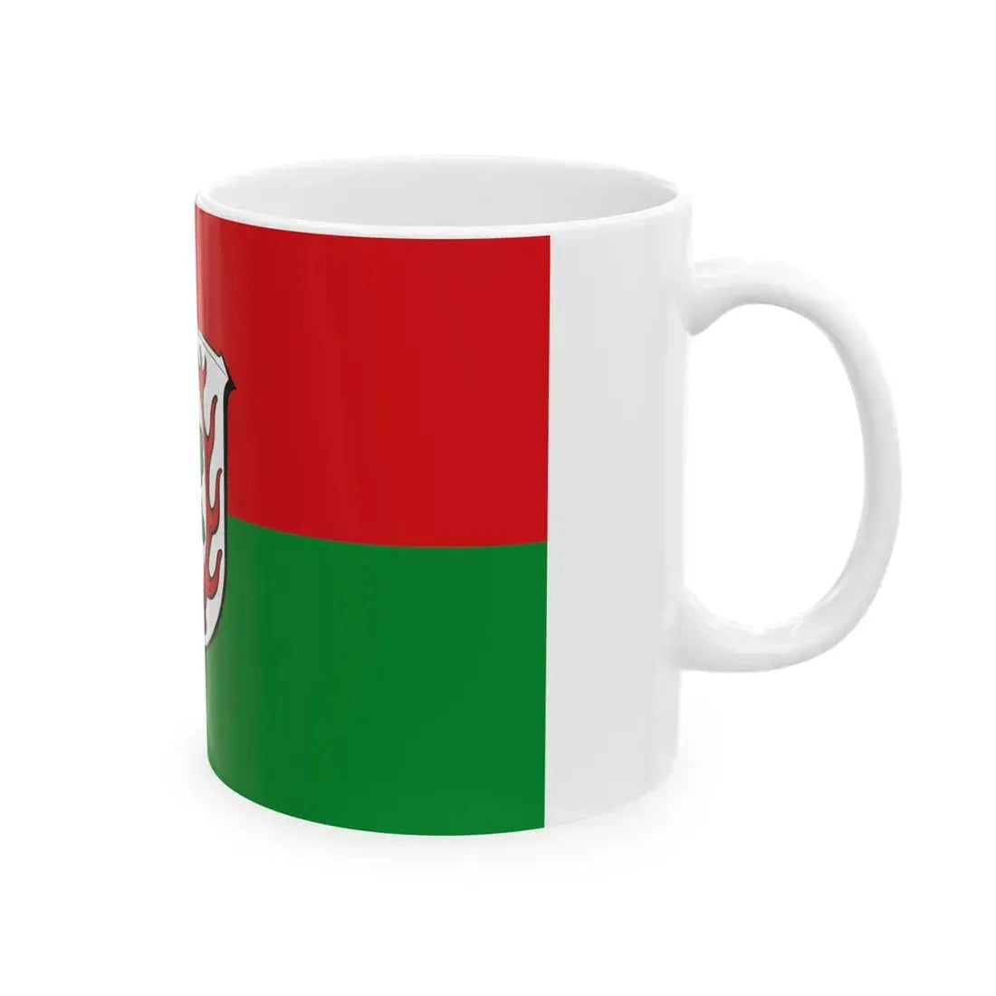 Flagge Juegesheim (Germany) White Coffee Mug - Go Mug Yourself