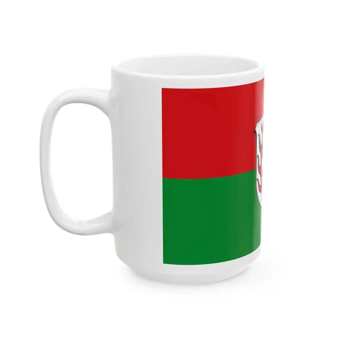 Flagge Juegesheim (Germany) White Coffee Mug - Go Mug Yourself
