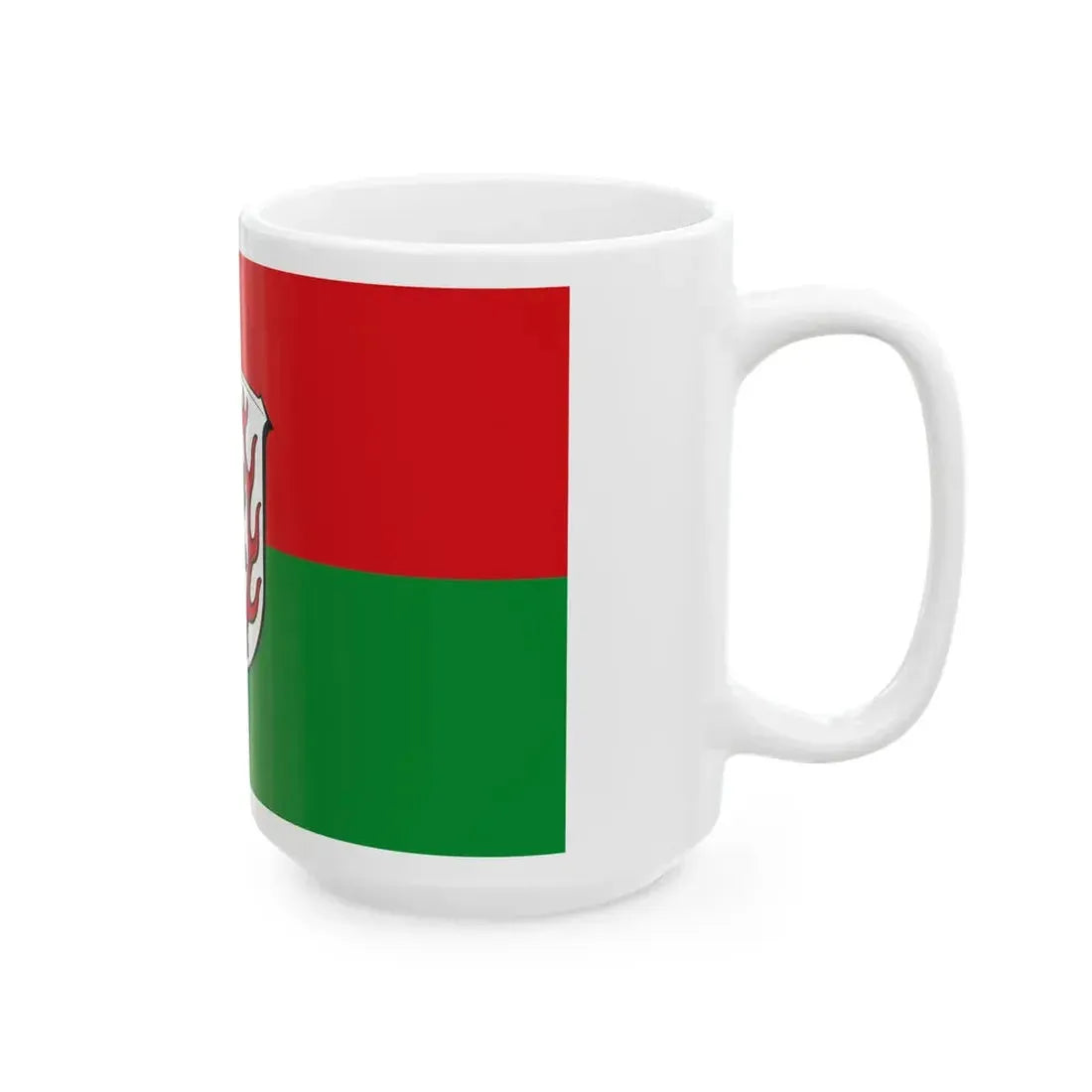 Flagge Juegesheim (Germany) White Coffee Mug - Go Mug Yourself