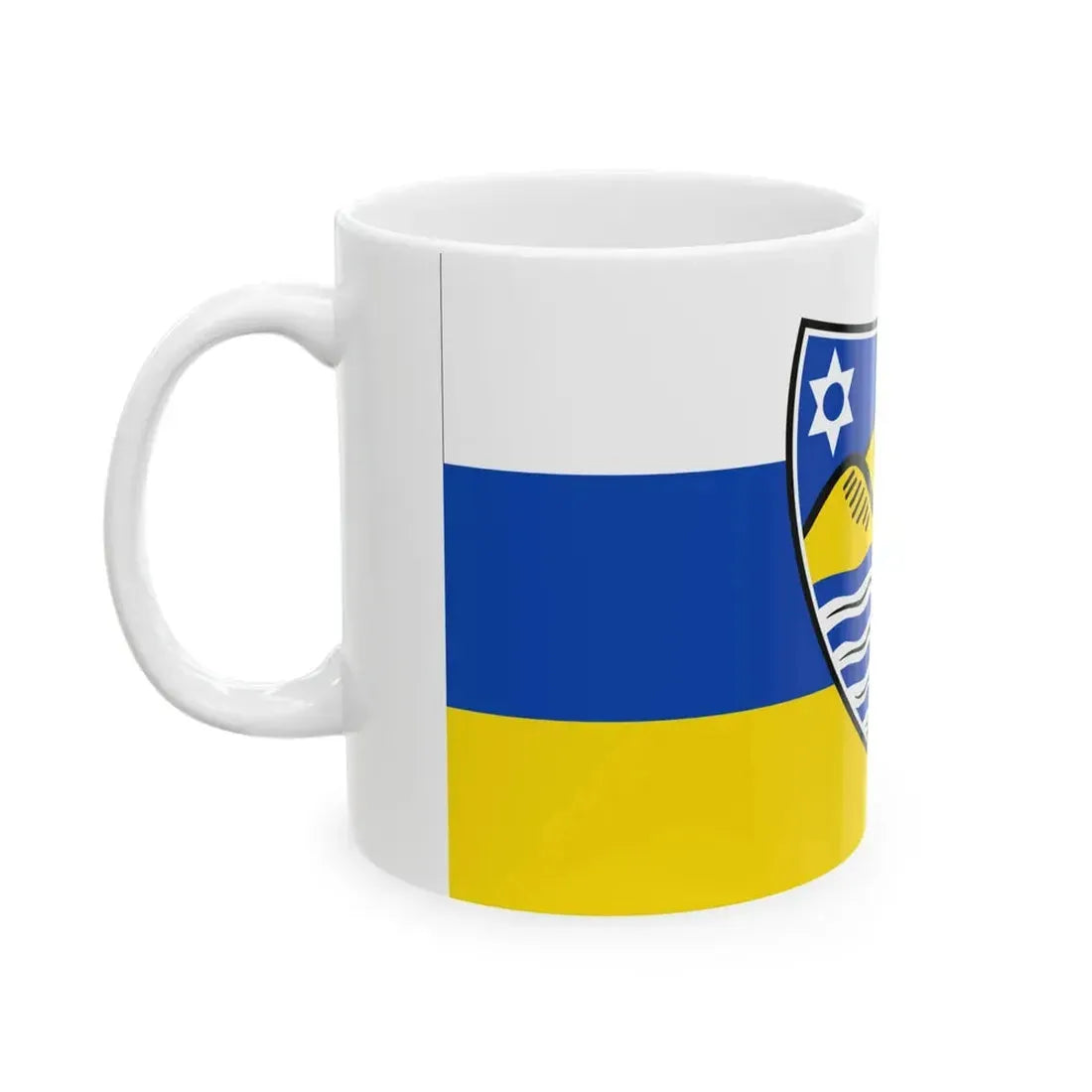 Flagge Juist (Germany) White Coffee Mug - Go Mug Yourself