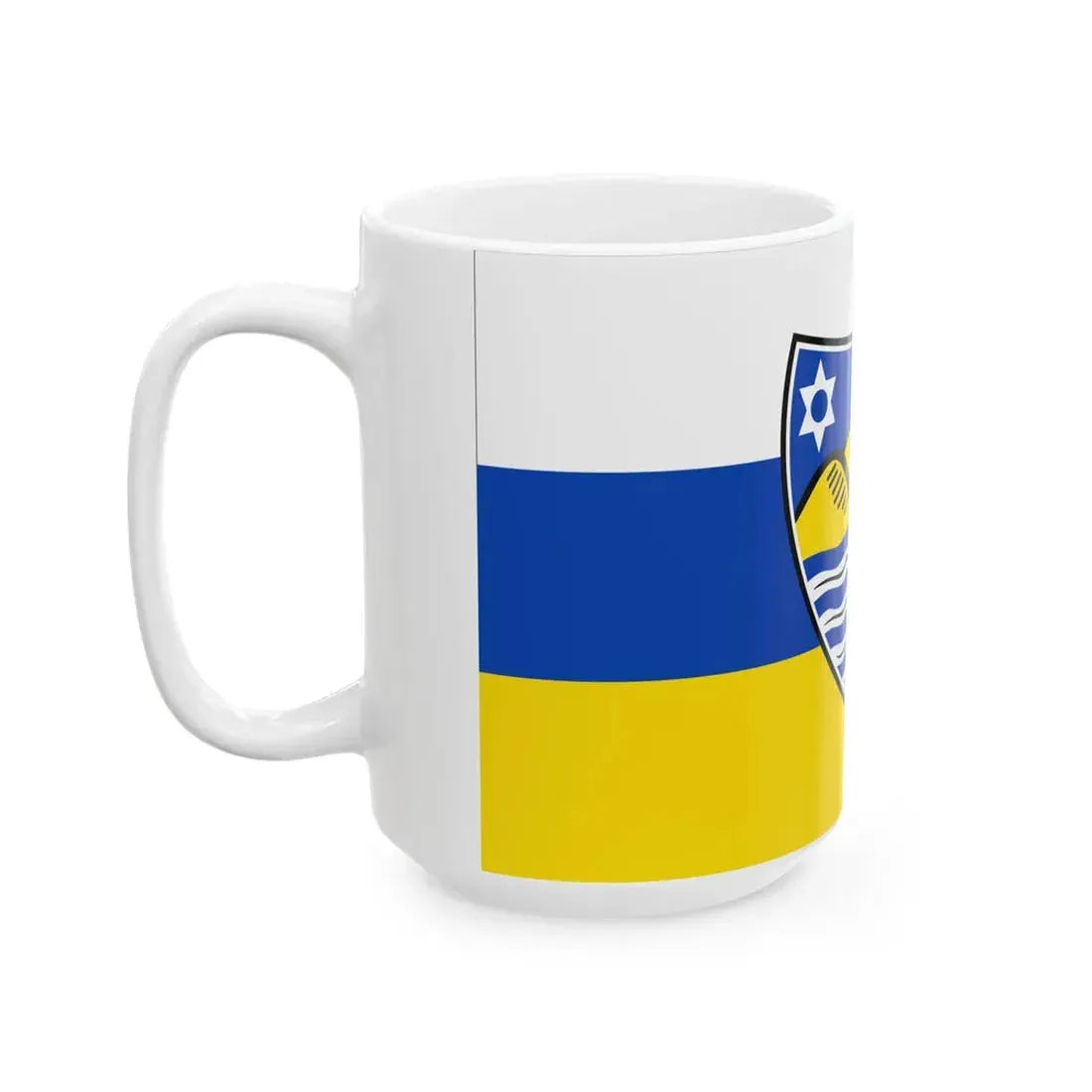 Flagge Juist (Germany) White Coffee Mug - Go Mug Yourself