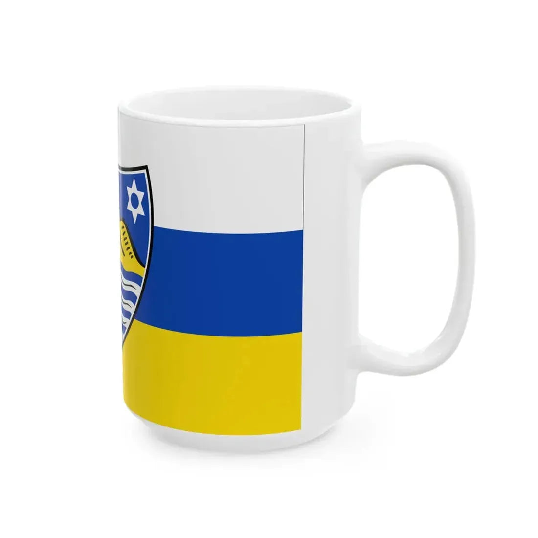 Flagge Juist (Germany) White Coffee Mug - Go Mug Yourself