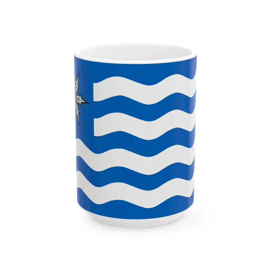 Flagge Kampen Sylt (Germany) White Coffee Mug 15oz - Go Mug Yourself