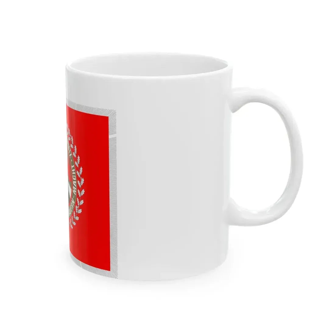 Flagge Kampfgruppen der Arbeiterklasse (Germany) White Coffee Mug - Go Mug Yourself