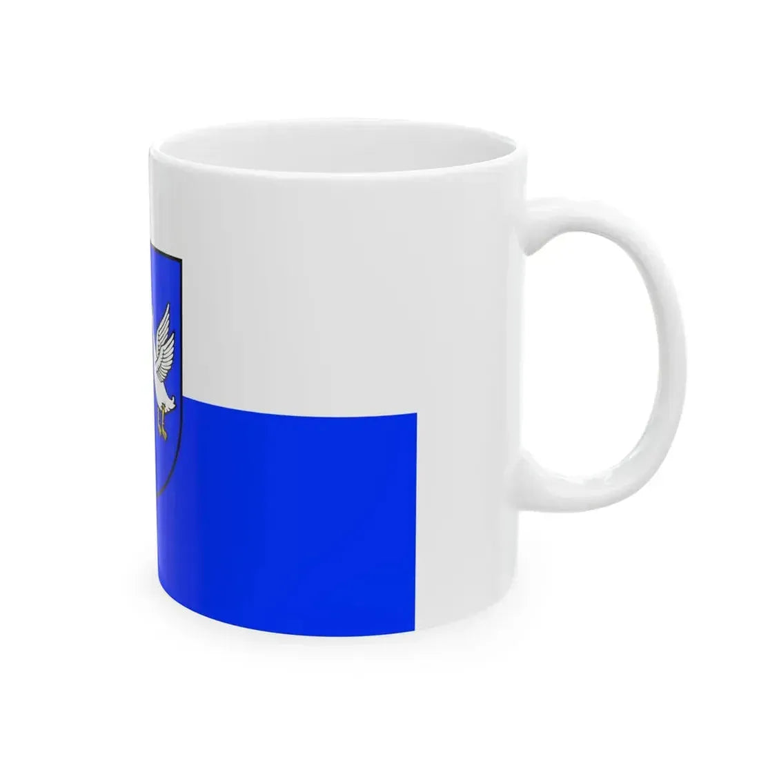 Flagge Karlsdorf-Neuthard (Germany) White Coffee Mug - Go Mug Yourself