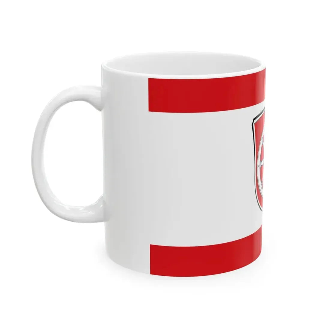 Flagge Klein-Auheim (Germany) White Coffee Mug - Go Mug Yourself
